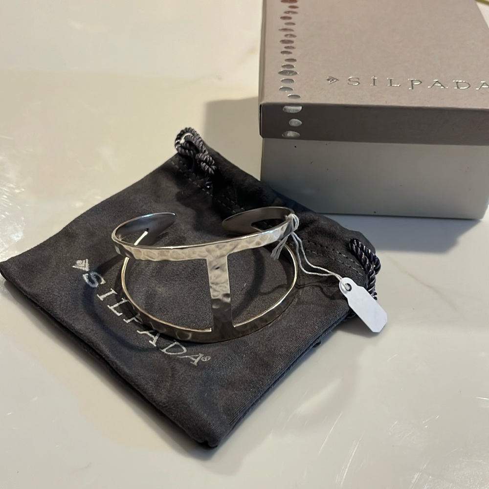 Silpada modern arch cuff sterling silver B3386